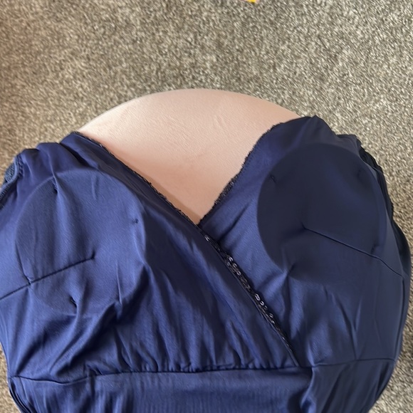 Sequined Mermaid V Neck Long Slit Sleeve - Picture 12 of 13